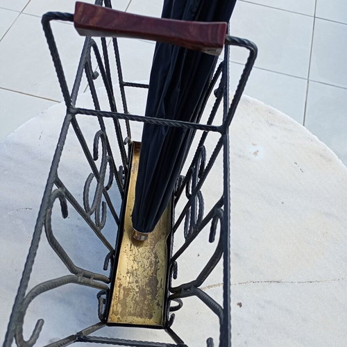 Umbrella stand used, made of solid iron