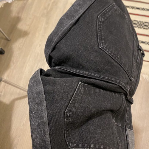 Bershka high waisted black shorts