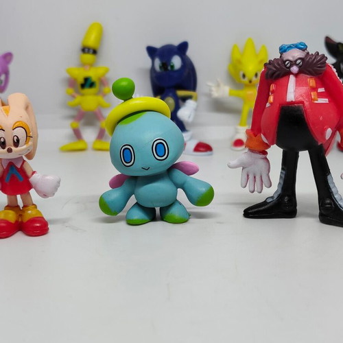 Sonic action figures set like new, collection of 12 characters