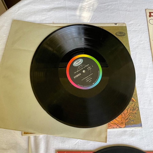 Set of 6 vinyl records by great composers used, classical