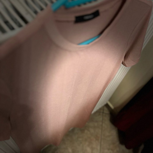 Dress-blouse like new, comfortable summer, pink powder