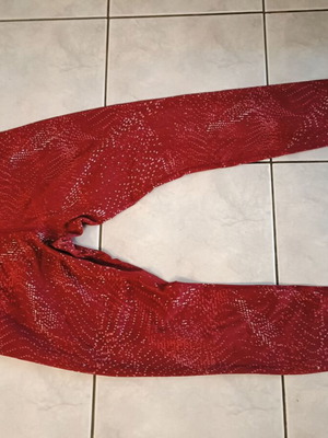 Nike leggings like new, white and red, size M