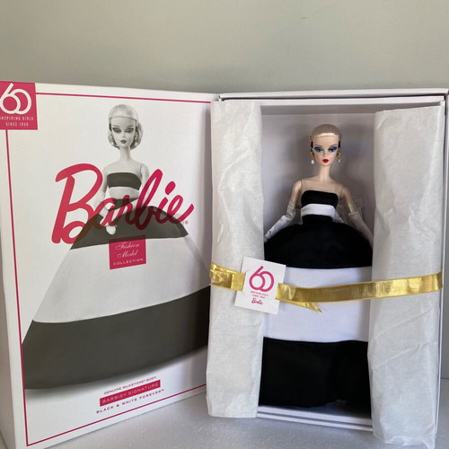 Barbie Signature Silkstone Black & White Forever κούκλα Gold Label καινούργιο