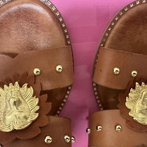 Sofia Manta sandals like new, size 37, beige leather