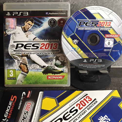 Pro Evolution Soccer PES 2013 PS3 game used, full Greek