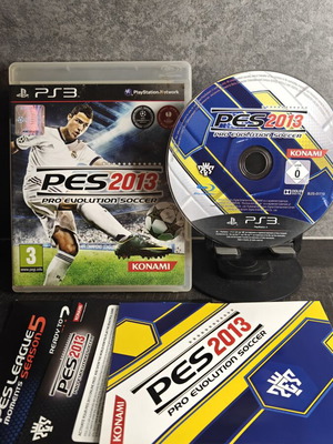 Pro Evolution Soccer PES 2013 PS3 game used, full Greek