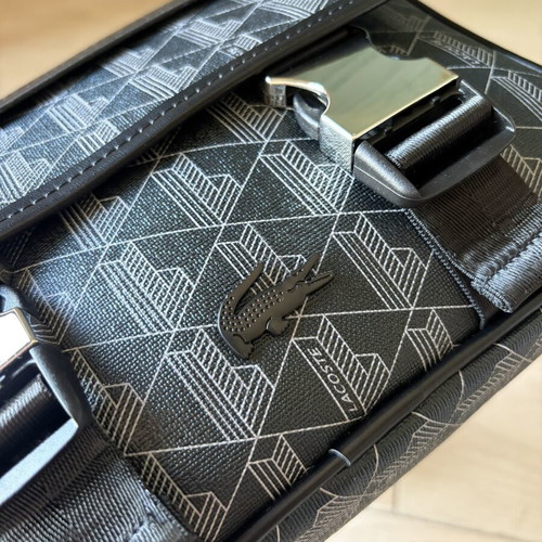 Lacoste messenger bag brand new, black