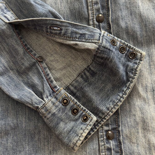 Replay women's denim shirt large like new, blue