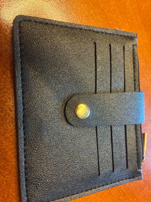 Card Holder and Wallet like new, black, minimal design