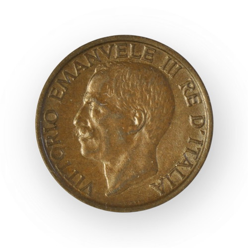 Italy 10 centesimi coin 1920 used