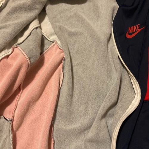 Nike vintage authentic track jacket size S used, gray blue red