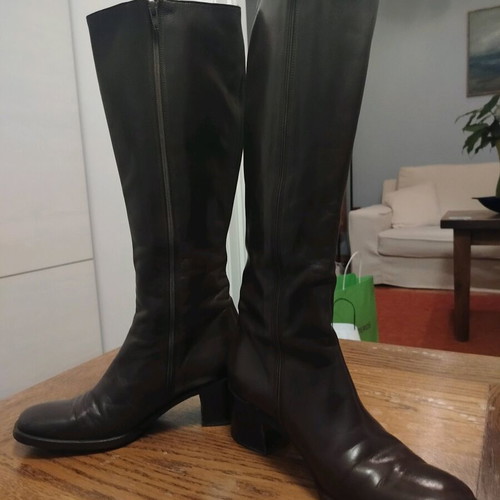 Leather boots used Italian origin, size 37