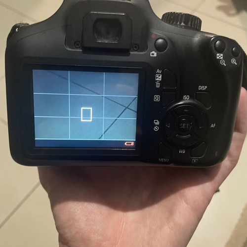 Canon EOS 4000D camera with Canon EF 50mm f/1.8 lens used