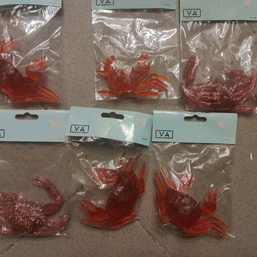 Silicone fishing crabs new, various sizes Yamashita-Yozuri-Uno