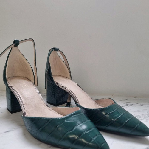 Next green pumps used, size 42, low heel
