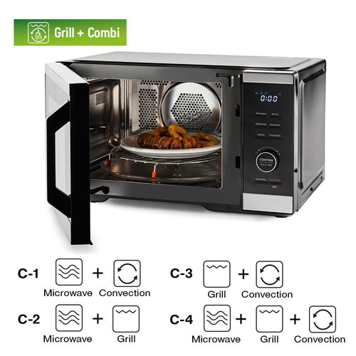 MUHLER MO-979 Air Plus 5-in-1 Microwave Oven new, 27L, black, digital