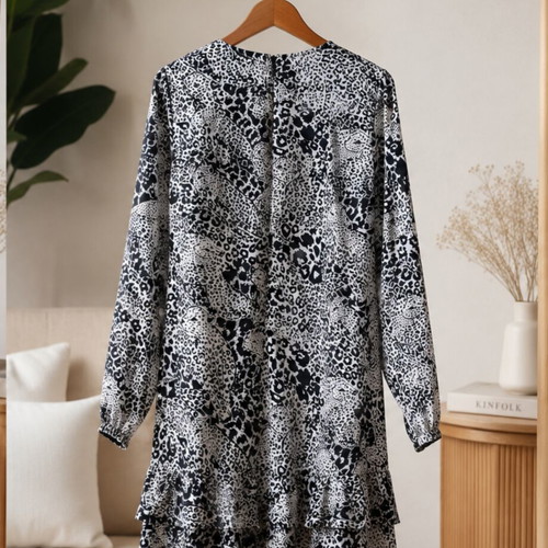 DKNY Mini Dress Animal Print New with Tag M/L