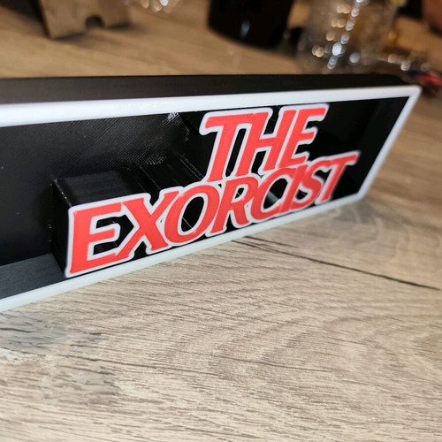 3D Printed The Exorcist Logo new for Home Cinema