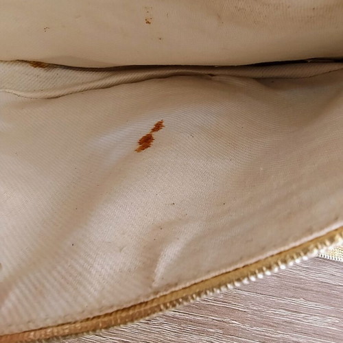 Small crossbody bag used, gold color