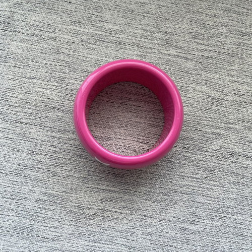 Pink Star Acrylic Bangle Bracelet new, chunky and lightweight