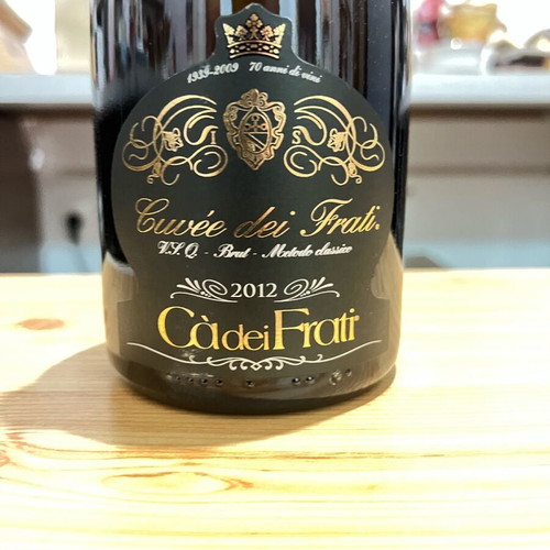 Cà dei Frati Cuvée dei Frati Brut 2012