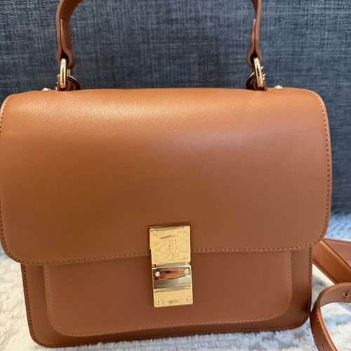 Trussardi crossbody bag brown like new
