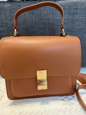 Trussardi crossbody bag brown like new