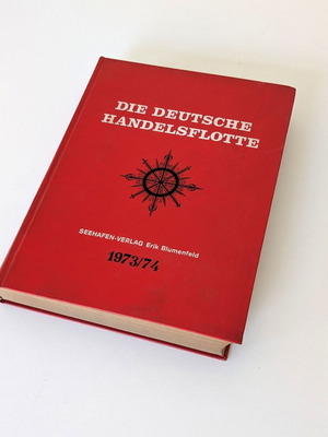 Die Deutsche Handelsflotte 1973/74 maritime handbook used
