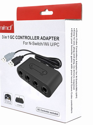 Gamecube Controller Adaptor for Wii U Switch PC new OEM