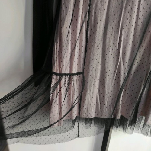 La Mode Est A Vous Rosalyn dress like new, black and pink