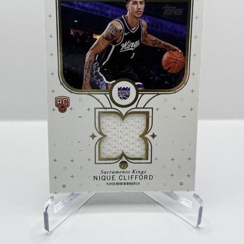 25-26 Topps Flagship Nique Clifford RC Franchise Fabrics like new