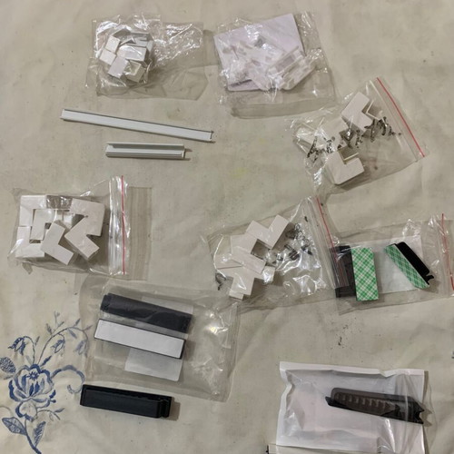 Cable channel accessories like new, compatible with 12mm channel