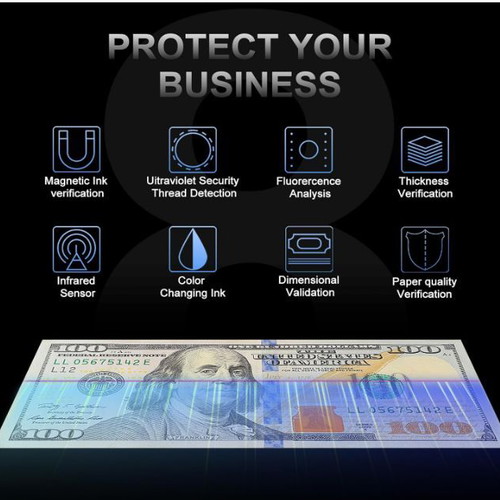 Bill Counter AL-1000 new with UV MG IR counterfeit detection