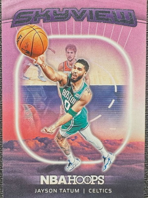 Jayson Tatum 2024-25 Panini NBA Hoops Skyview #24 Boston Celtics card like new