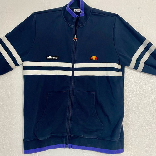 Ellesse Rimini Track Jacket like new, navy blue retro style