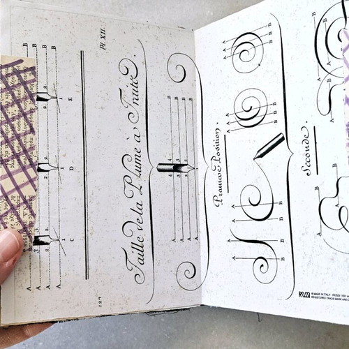 Artistic handmade book used with 88 pages