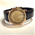  Omega gold 750 automatic vintage 1950s