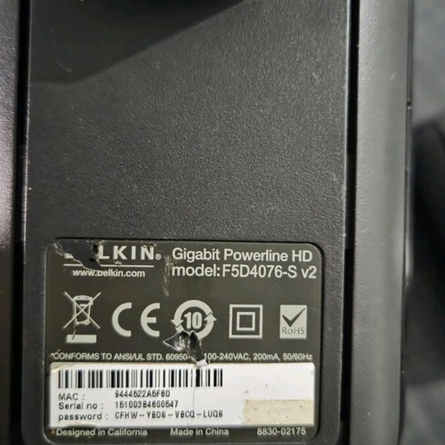 Belkin Powerline used