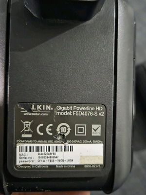 Belkin Powerline used