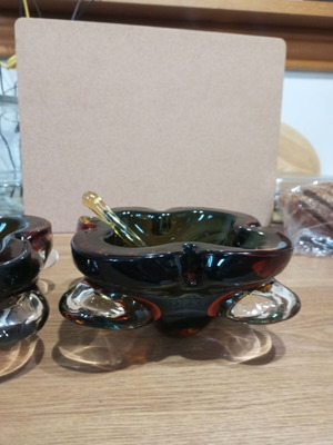 Murano Glass Tobacco Ashtray like new
