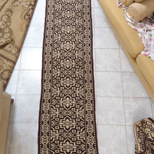 Set of 3 double-sided rugs like new