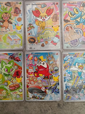 First Partner Series 3 Promo Pokemon cards