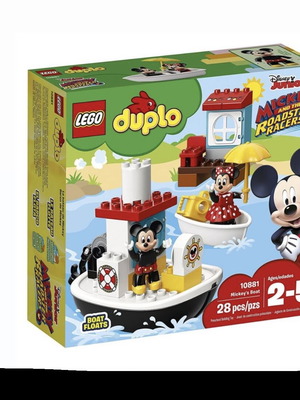 Lego Duplo Το Σκάφος του Μίκυ 10881 σαν καινούργιο, 28 κομμάτια