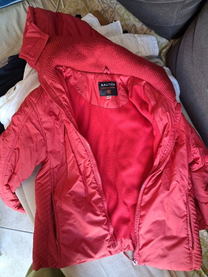 Nautica jacket like new, red, size M