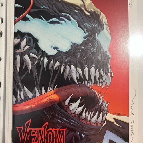 Venom Immortal Variant Marvel comic new, signed by Pastrovicchio
