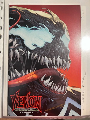 Venom Immortal Variant Marvel comic new, signed by Pastrovicchio