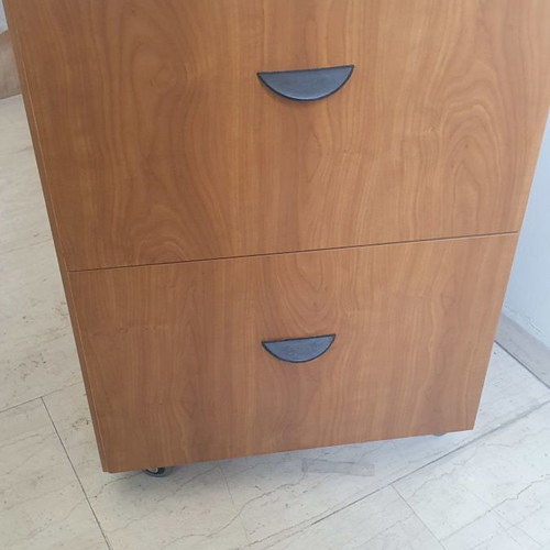 Filing cabinet used, height 76cm, length 58cm, width 50cm