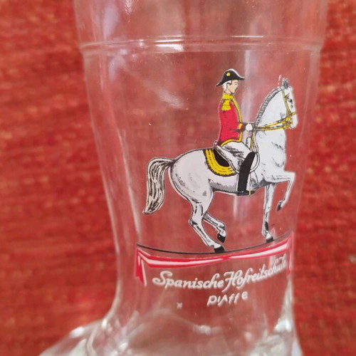 Set of 6 boot-shaped shot glasses Spanish Riding School like new