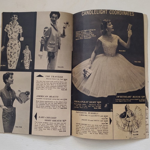 Vintage Paris Collection fashion catalog 1959-1960 used