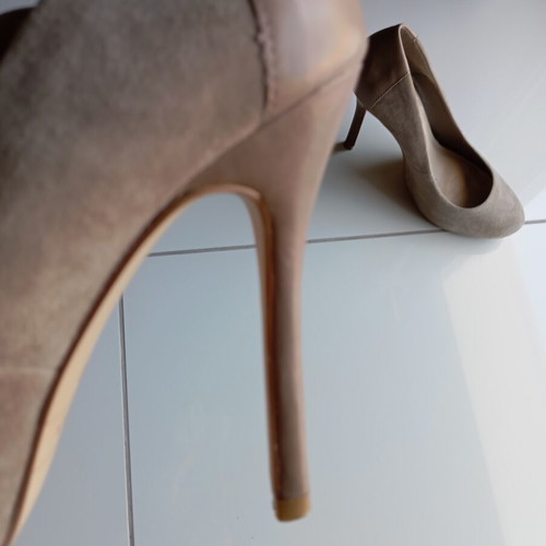 Zara beige pumps size 38, 12 cm heel